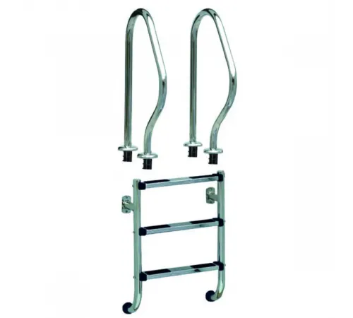 Лестница 3 ступени AML SP с поручнями 42х1,2мм AISI 304 (SP-315)