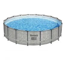 Каркасный бассейн Bestway Steel Pro 5618Y (549х122 см), с картриджным фильтром, лестницей и защитным тентом