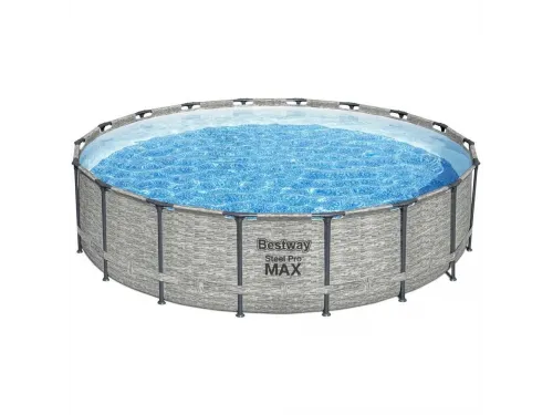 Каркасный бассейн Bestway Steel Pro 5618Y (549х122 см), с картриджным фильтром, лестницей и защитным тентом