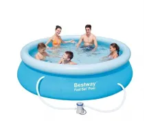 Надувной круглый бассейн Bestway 57270/57109 (305х76) с картриджным фильтром