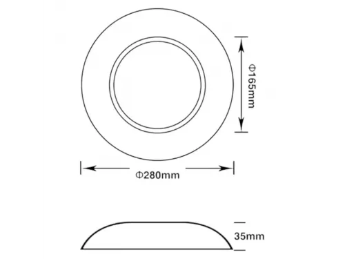 Прожектор светодиодный 18Вт AML RGB 280мм 12В оправа н/с AISI 316 (HX-WH280-252S)