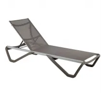 Лежак (шезлонг) Aquaviva Wave коричневый