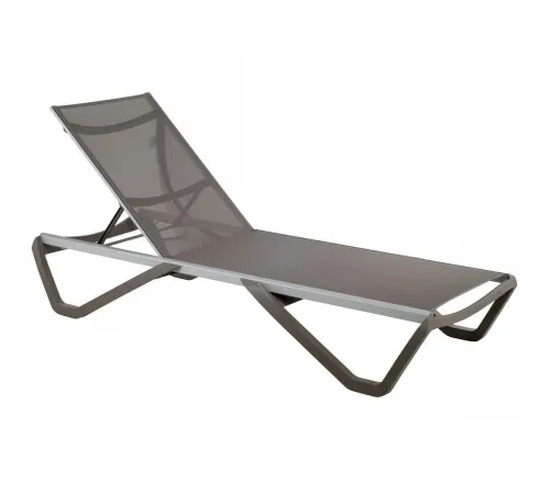 Лежак (шезлонг) Aquaviva Wave коричневый