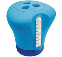 Биопоплавок дозатор Kokido K619BU (табл. 75 мм) синий с термометром 