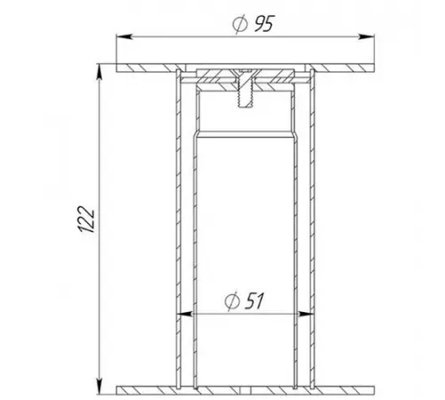Анкер горизонтальный Aquaviva