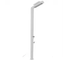 Душ уличный AquaViva Quick с LED подсветкой, White с мойкой для ног