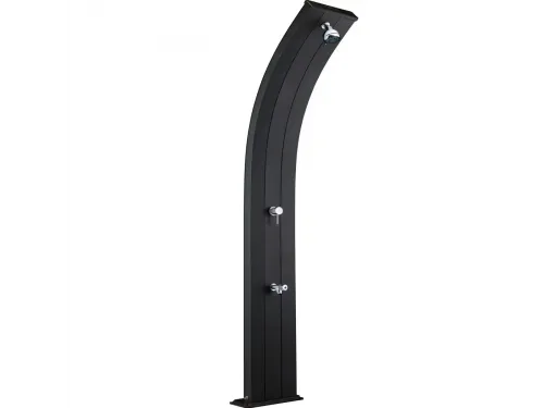 Душ солнечный AquaViva Dada 30л Antracite, Алюминиевый с мойкой для ног