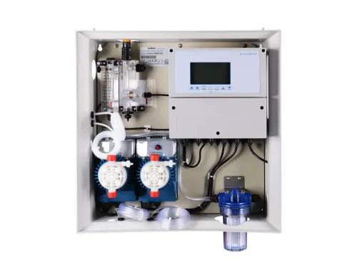 Станция контроля качества воды AquaViva PH+Free Cl 5л/ч + Ячейка + 2 насоса