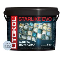 Затирочная смесь Litokol STARLIKE EVO Azzuro Pastello S.300, 5 кг