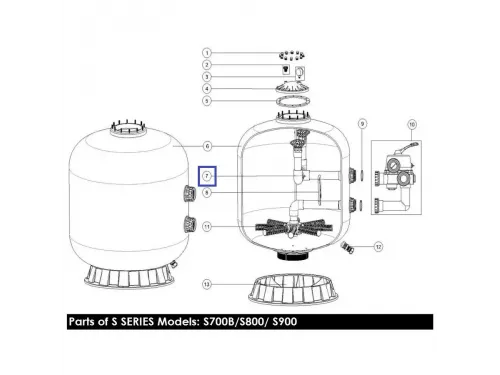 Диффузор фильтра AquaViva 900 89011211