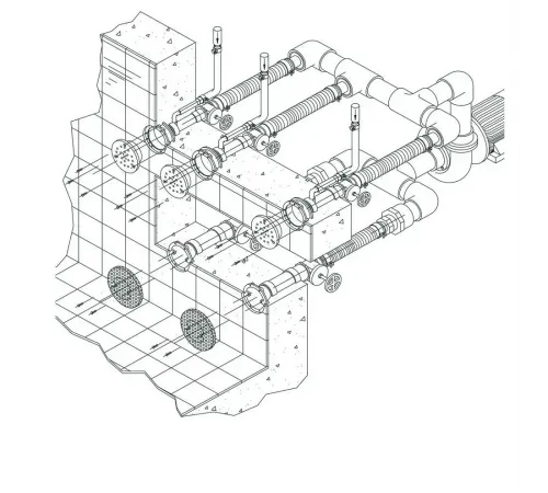 Гидромассаж Fitstar Combi-Whirl 8650020 (220/380 В, 4,0 Квт) компл: насос, 3 форсунки, 2 водозабора