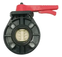 Дисковый поворотный затвор d125/140 с ручкой, уплотнение EPDM AQUAVIVA