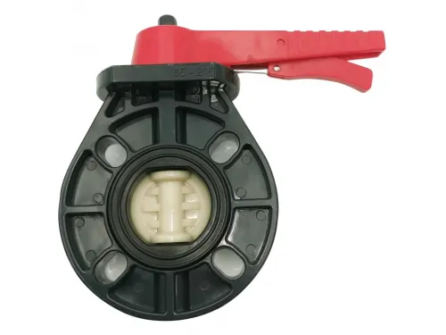 Дисковый поворотный затвор d160 с ручкой, уплотнение EPDM AQUAVIVA