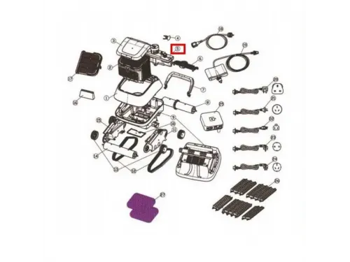 Блок двигателя насоса Aquaviva Black Pearl 7310