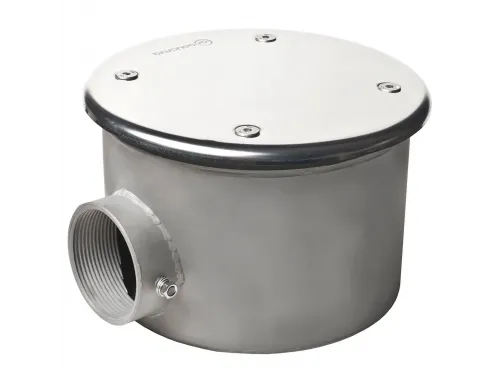 Донный слив под бетон Aquaviva 2'', AISI 304 (D165 мм), антивихревой