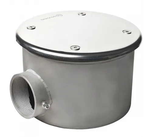 Донный слив под бетон Aquaviva 2'', AISI 304 (D165 мм), антивихревой
