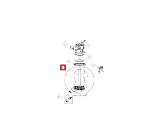 Коллектор с трубой Hayward SwimPRO SWX240DA