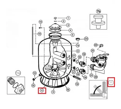 Коллектор фильтра Hayward S0360SXE