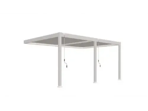 Пергола Aquaviva Авангард Отдельностоящая (руч. упр. ламелями) 5.3X3.6м RAL 7015 (Антрацит)