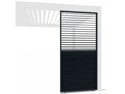 Боковая панель (горизонтальные планки с вращением) 1.2м (Под дерево)