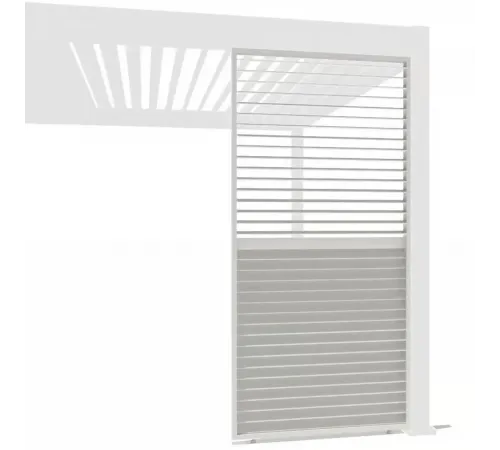 Боковая панель (горизонтальные планки с вращением), 1.2м (Антрацит)