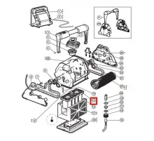 Блок мотора пылесоса Hayward QC RCX43000