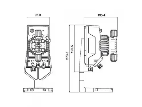 Мембранный дозирующий насос Aquaviva AMM200 Slave 0.1-14 л/ч