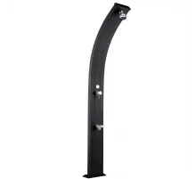 Душ солнечный AquaViva Spring 25л Light Blue, Алюминиевый с мойкой для ног