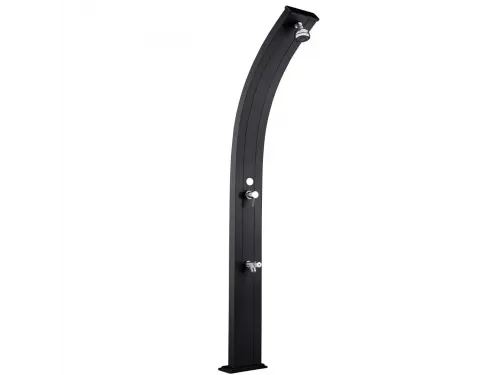 Душ солнечный AquaViva Spring 25л Antracite, Алюминиевый с мойкой для ног