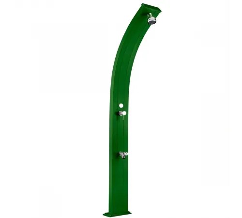 Душ солнечный AquaViva Spring 25л Antracite, Алюминиевый с мойкой для ног