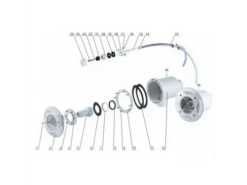 Комплект форсунок, закладная и лицевая противотока Aquaviva AV-JET-5.5DT