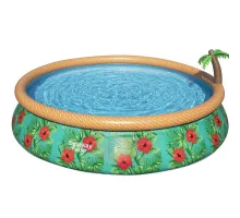 Надувной круглый бассейн Bestway 57416 Paradise Palms (457x84 см) с картриджным фильтром