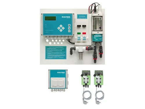 Автоматическая станция дозирования c мембранными насосами Кристалл М Свободный хлор, рН, Redox  03-08-111-00