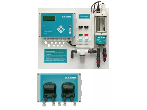 Автоматическая станция дозирования c перистальтическими насосами Кристалл П Свободный хлор, рН, Redox  03-02-110-00
