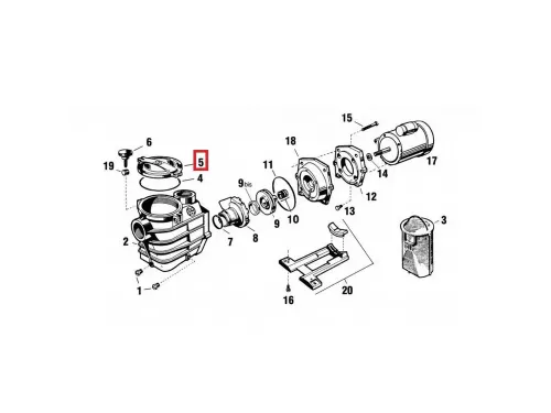 Крышка префильтра для насосов серии Super II (SPX3000D)