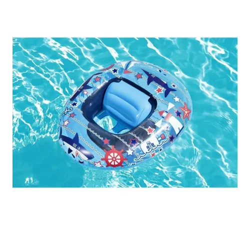 Плавательный круг Bestway 34126 Лодка (69x57 см), синий