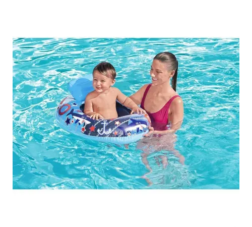 Плавательный круг Bestway 34126 Лодка (69x57 см), синий