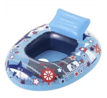 Плавательный круг Bestway 34126 Лодка (69x57 см), синий