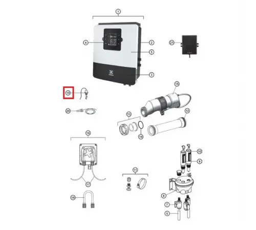 Датчик протока Hayward Aquarite Pro / Powersalt (GLX-FLO-RP)