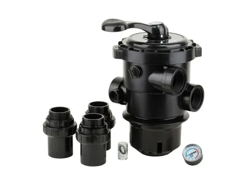 Кран шестиходовой Aquaviva 2'' (верхнее подключение) для фильтров серии V