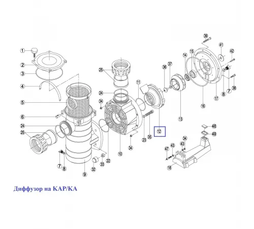 Диффузор на KAP/KA