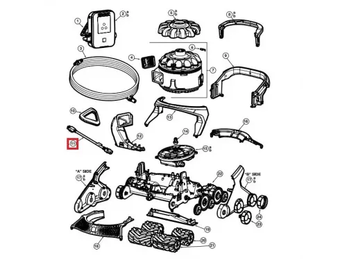 Кабель питания для пылесоса Hayward AquaVac 6 (RCX361251E)
