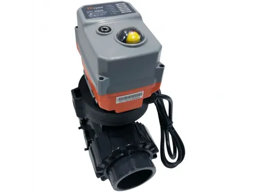 Кран шаровый Aquaviva с электроприводом PTFE/EPDM On-off type d63 AC24V