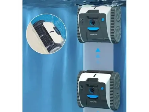 Пылесос (робот-очиститель) Aquaviva Osprey 700 с беспроводной с АКБ (насос 10 м3/ч, дно, стены, ватерлиния)