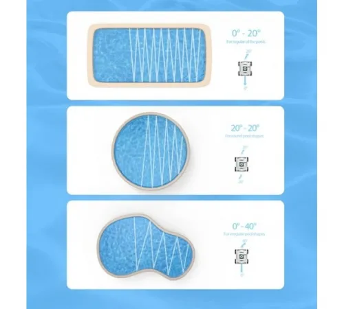 Робот-очиститель беспроводной Wybot Osprey300II (45Вт, Li-ion 6.6 Ач, 10м³/час, до 100м²) с АКБ