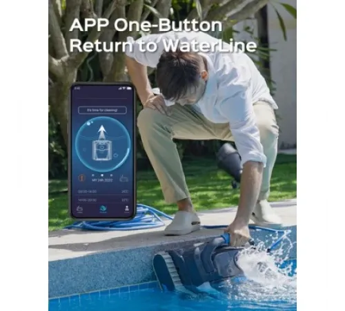 Робот-очиститель Wybot WY450 (15м³/час, дно/стены/ватерлиния, блютуз, кабель 30м, до 390м²)