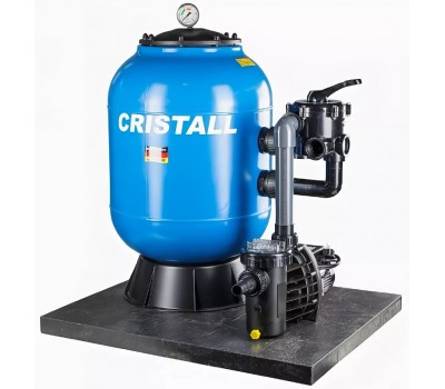 Фильтровальная установка (750 мм, 20 м3/ч, 1,32 кВт) (бок. подсоед.) Behncke Cristall D750