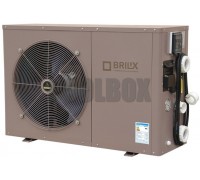 Тепловой насос 3.8-17 кВт BRILIX inverBOOST XHPFD160 E инверторный (до 75 м.куб., подогрев/охлаждение)