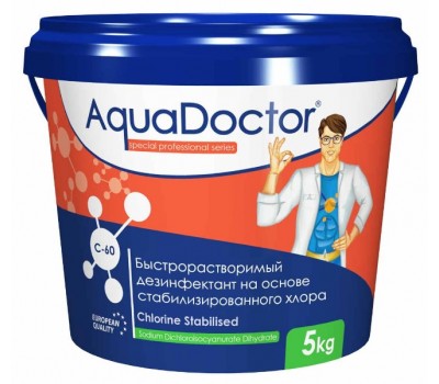 AquaDoctor C-60 (гранулы) на основе хлора, быстрого действия
