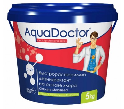 AquaDoctor C-60Т (таблетки) на основе хлора, быстрого действия